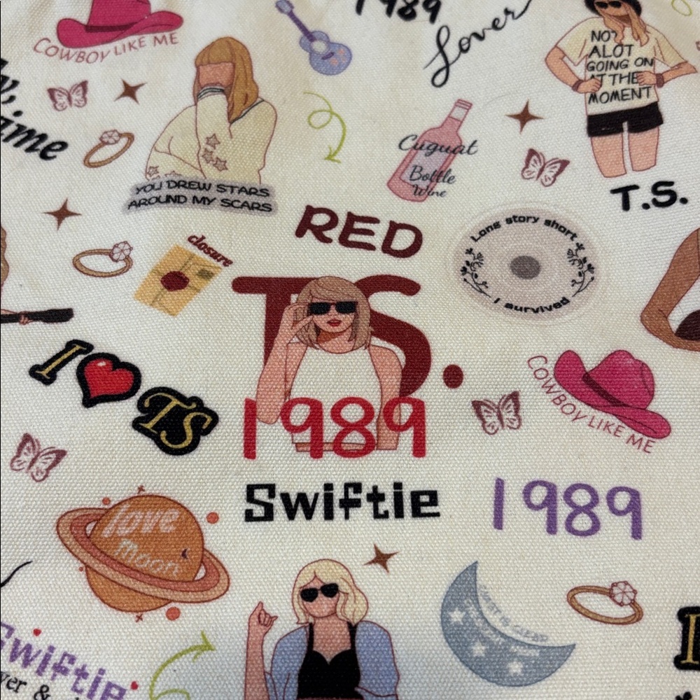 Taylor Swift Eras Tour Canvas Tote Bag - Picture 4 of 11